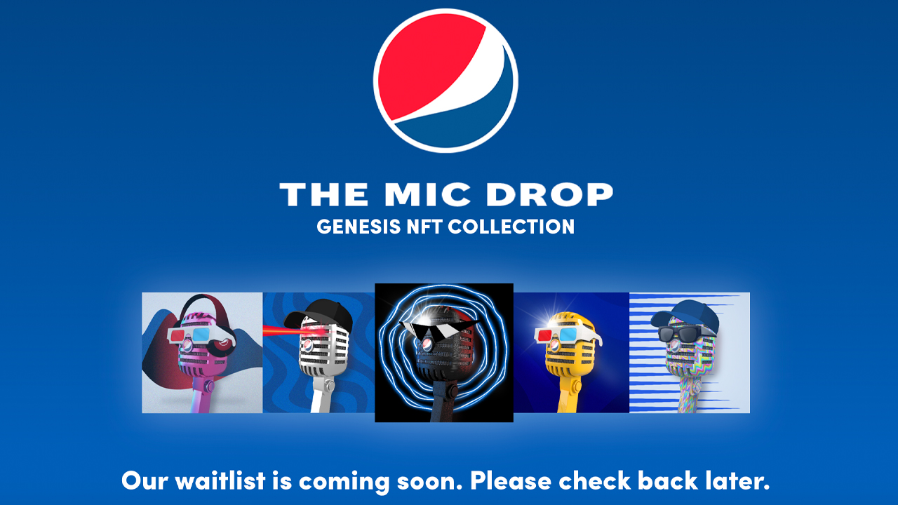 Pepsi-Cola Celebrates the Soft Drink's Birth Year With 1,893 Generative NFTs