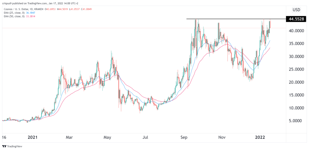 Cosmos price