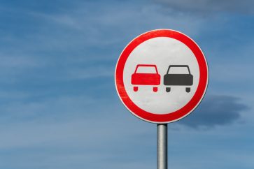 no overtaking road traffic sign with two cars Search volume for NFT overtakes crypto for first time in history