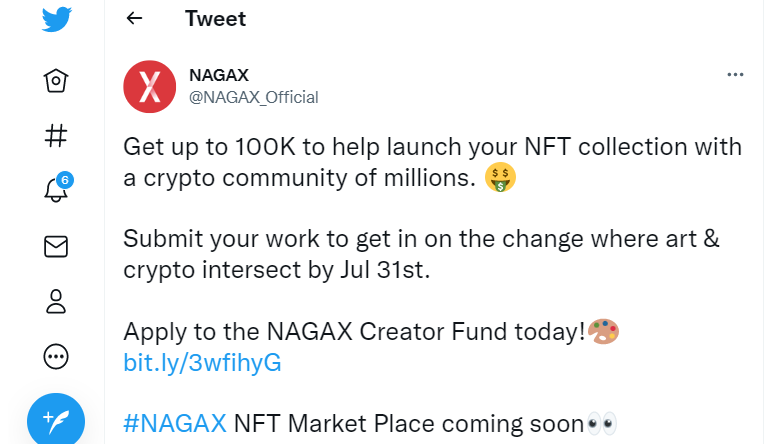 NAGAX introduces NFT platform with $100K NFT Creator Fund