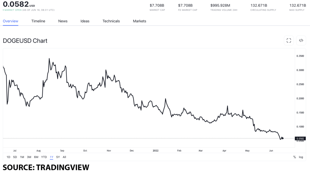doge usd 3 1024x573 1 The future of DOGE after the testnet launch of the Dogechain